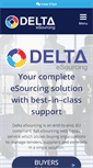 Mobile Screenshot of delta-esourcing.com
